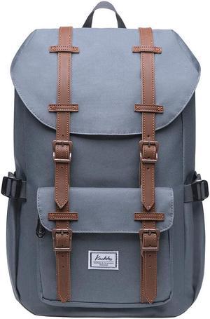 KAUKKO Laptop Outdoor Backpack, Traveling Rucksack Fits 15.6 Inch Laptop(5-7-Grey)