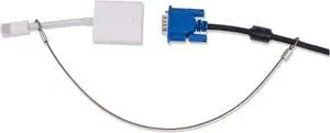 Universal CableTether - Cable Tethers 14" (100 Pack) - Heavy Duty, Adjustable, Pre-Assembled, Tamper-Resistant - Secure Conference Room Computer Display Adapters and Mac Adapters