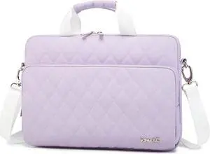 inmac 360 Degree Laptop Bag Full Cushioned Laptop Shoulder Bag For LG Gram 16 inch and 15.6 inch-16 inch Laptop (Purple)