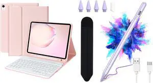 BQSS for iPad 10th Generation Keyboard Case 10.9"2022 & Stylus Pen for iPad 10th/9th/8th/7th/6th Gen