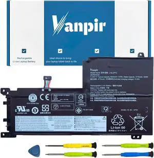 VANPIR L19L3PF2 Laptop Battery Replacement for Lenovo Ideapad 5-15ARE05 5-15IIL05 Series Notebook L19L4PF1 L19C3PF4 L19C3PF5 L19C4PF1 L19M3PF6 L19D3PF3 11.55V 57Wh 4770mAh