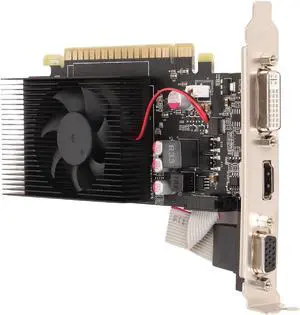 ciciglow GeForce GT 730 4GB GDDR3 Graphics Card, Low Profile Design, 650MHz GPU, 5000MHz Memory Clock