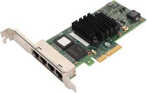 ciciglow Quad Port 10Gb PCI E Network Card, Dual RJ45 Copper Port withX540 Controller, NIC Compatible forX540 T2, Support
