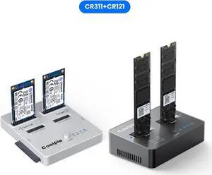 Coolpie CR311 NVME/SATA 3-in-1 SSD Cloner & CR121 M.2 NVME/SATA Duplicator