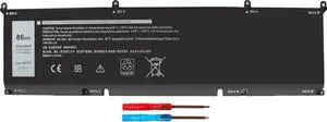 King EBOYEE 69KF2 86WH M15 Gaming Laptop Battery for Dell M15 R3 R4 R5 R6 R7 M17 R3 R4 XPS 15 9500 9510 9520 G7 15 7500 G15 5510 5515 5520 Precision 5550 5560 5570 7510 Computer Batteries.