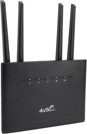 Generic 4G LTE Wireless Router, 802.11b/g/n,4 Gigabit LAN Ports, Mobile WiFi Hotspot Router with SIM Card Slot for Wireless Internet, Gigabit, Supports Guest WiFi, Generics1r38wy4au