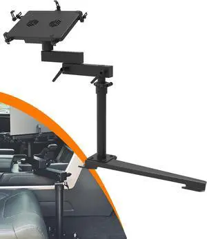 MELIPRON Vehicle Laptop Mount Fit for 2007-2021 Toyota Tundra 2011-2021 Nissan NV1500 2500 3500 HD Truck Laptop Stand Holder for Passenger Seat Fit Laptops Up to 17"
