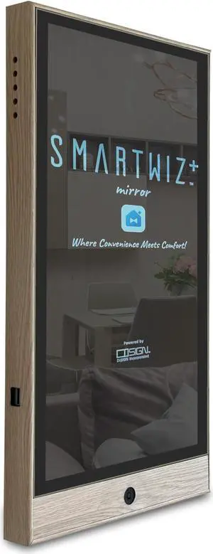 SmartWiz++ Mirror | 21.5'' Smart Home Controller | Matter Compatibility Equipped with Gesture UI