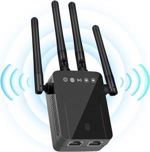 1200Mbps WiFi Extenders Signal Booster for Home with Ethernet Port, Dual Band (5GHz/2.4GHz) Supports 5G WiFi Amplifiers and Repeaters Covers up to 13,000 sq. ft.