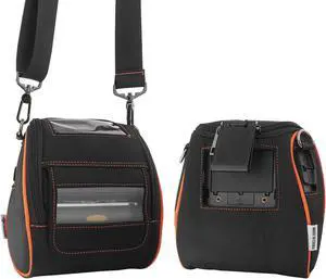 EXCEPRINT Carrying Case for Zebra ZQ520 & ZQ521 - Portable Thermal Label Printer Bag with Shoulder Strap and Belt Clip, Easy Transport and Protection, Convenient Label Access