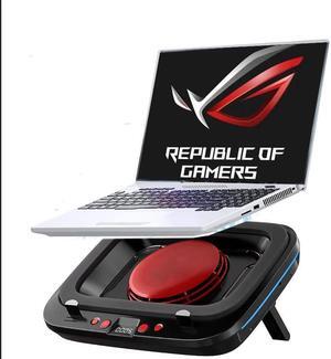 Gaming Laptop Cooling pad for Asus ROG m18 m16 Zephyrus Strix G16 G18 G14 G15 G17 TUF Series Scar 18 17 16 15 14 inch Laptop, Cooler with Powerful Turbo Cooling Fan, RGB Lights,Height Adjustable