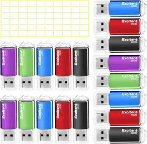 8GB USB Flash Drive for Videos and Pictures-50pcs,High-Speed USB 2.0 Memory Sticks with 60PCS Stickers,Thumb Drive for Data Storage High Capacity USB 2.0 Jump Drive Zip Drive