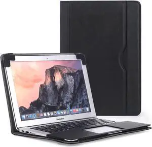 Compatible with Air Case 13 Inch Case, PU Leather Air Case Fits for Model M1 A2337 A2179 A1932 2018-2021, with Kickstand Vents Pocket and Pen Holder
