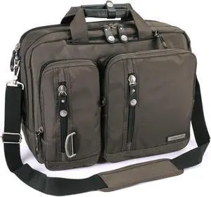 FREEBIZ 18.4 Inches Laptop Bag Multi-function Briefcase Backpack with Handle and Shoulder Strap Fits Up To 19 Inch Laptops Notebook Computer (Army Green)