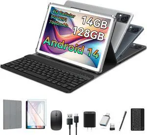 Relndoo Android 15 タブレット 128GB Amazon.com : Relndoo 2025 Android 15 Tablet with Keyboard