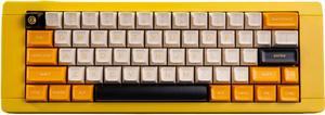 REDQIN PBT Keycaps - Banana Keycap Set Double Shot PBT Keycaps RSA Profile 160 Keys Custom Keycaps Set for Mechanical Keyboard Keycaps