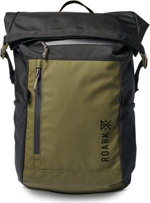 Roark Passenger 27L 2.0 Backpack, Travel Day Pack with Laptop Storage, Black/Military