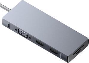 Glomtheia USB C Docking Station Dual Monitor