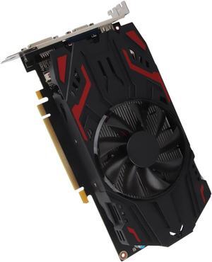 550Ti Gaming Graphics Card, 4GB GDDR5 128 Bit, PCI Express2.0, Computer GPU PC Video Cards with Single Cooling Fan, DVI, VGA