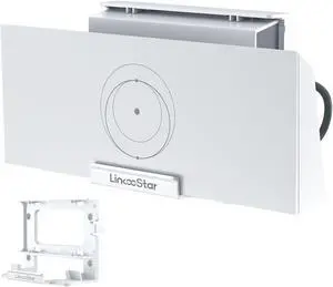 2 in 1 Starlink Gen 3 Router Mount, All in One Starlink V3 Mesh Router and Power Supply Mounting Kit, Space Saving, Cable Storage, ABS, Linkoostar Starlink Standard Router Mount Ideal for Home, Boats