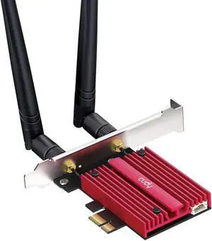 Cudy WiFi 7 BE9300 WE9300 PCIe WiFi Card for PC, 6GHz Tri-Band Wireless Adapter, Intel BE200 Chipset, Bluetooth 5.4, WPA3, Easy Installation