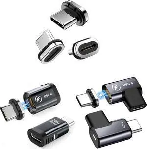 HanCenDa Magnetic USB C Adapter, 4Pack USB C Magnetic Adapter 24Pin