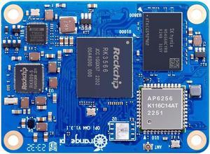 Orange Pi CM4 4G32GB RK3566 Quad Core 64 Bit Single Board Computer, Compute Module 4 with 32GB eMMC 1.8 GHz Frequency Wi-Fi & Bluetooth 5.0 Integrated RKNN NPU AI Accelerator (CM4 4G32G)