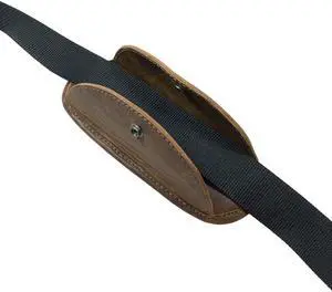 Hide & Drink, Shoulder Pad Replacement for Briefcases & Messenger Bags, Laptop Cases, Satchels, Full Grain Leather, Handmade, Bourbon Brown