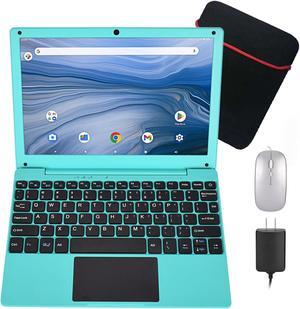 HBESTORE 10.1Inch Laptop,Quad-Core Processor with Android 12.0 OS,2GB RAM,64GB EMMC,Built-in Camera,WiFi,USB Interface,Tpye-C Charging for Learning and Entertainment (Blue 2GB+64GB)