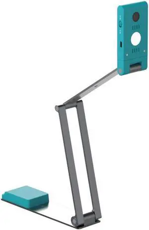IRIScan Visualizer Webcam Document Camera v7:4K UltraHD-13MP,4in1,Free Readiris PDF OCR,visualizer,Scanner A3,Portable Scanner,Web Conferencing,Distance Learning,AI Micro,Led,USB,WinMac