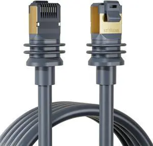 STARGEAR for Starlink Gen 3 Cable 147FT, Replacement Extension Cable for Starlink Standard V3 and Mini 24AWG Sheiled Waterproof Outdoor Gray (45M/147FT)