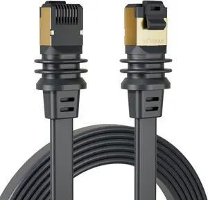 STARGEAR for Starlink Gen 3 Flat Cable, 100FT Hidden Cord Compatible with Starlink Standard Rev. 4 and Mini, Extreme Slim Cable Shielded for Window Door (30M/100FT)