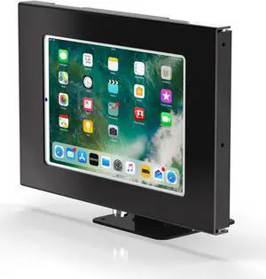 TABcare Anti-Theft Security Metal Case for Samsung Galaxy TAB A7 Lite 8.7" with 360 Swivel & 180 Tilting Mount Configured as Desktop Stand or Wall Mount(Black)