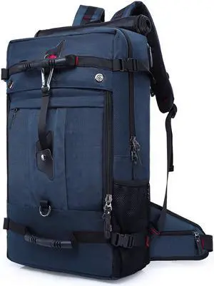 KAKA Travel Backpack, Carry On Backpack Durable Convertible Duffle Bag Fit for 17.3 Inch Laptop for Men and Women(Large 40L)