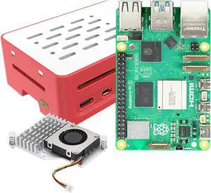 iRasptek Basic kit for Raspberry Pi 5 RAM 8GB with Case and Active Cooler