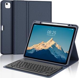 iPad Air 13 inch Case Keyboard (M2) 2024, Detachable Wireless Bluetooth Keyboard, iPad Air 13 inch Case with Apple Pencil Holder, Smart Protection Cover, Auto Sleep/Wake Up, Long Battery Life Navy