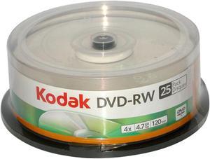 Kodak 50128 4.7 GB DVD-RW (25 - Pack)