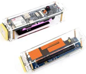 ESP32-S3 SIM7670G 4G Development Board, LTE Cat-1/W-F/B L E/GNSS Positioning Support, Global Coverage Multi Band, 4G Portable W-F-i, Onboard Camera/Antenna, Solar/USB Charging, 4G Cat-1 Network