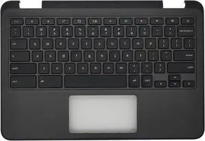 Jxjslp Replacement Upper Case Palmrest for DELL Chromebook 11 3100 11.6'' Series Laptop with Keyboard Assembly Non-Touchpad 9X8D7 09X8D7 AP2FH000400