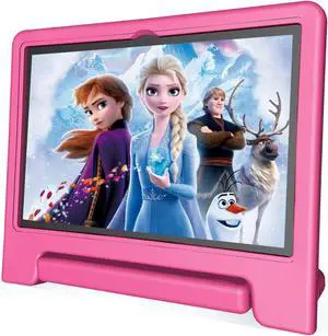 JREN Tablet for Kids10.1 Inch Kids Tablet Android 14Octa-core64GBWiFi BluetoothParental ControlChildren ContentChildren Toddler Pink Girls Gift