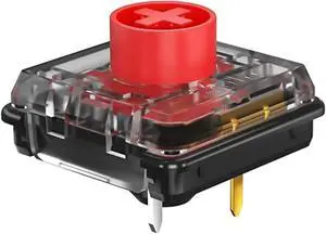 Kailh Choc V2 Red Low Profile Switches for Mechanical Keyboard,4-Pin 50gf Linear RGB/SMD/MX Switch(72pcs,Choc V2 Red)