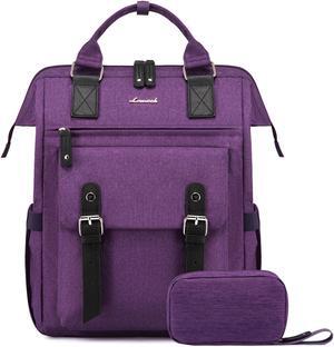 LOVEVOOK 18 Inch Backpack for Women, Extra Large Laptop Backpack Business Travel Work Computer Bag, Weekender Carry on Backpack with Luggage Strap, College Teacher Doctor Nurse Bags