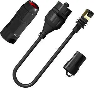 Klutchtech for Starlink Ethernet Adapter Gen 3/ for Starlink Mini, for Starlink Mini Cable SPX to RJ45 Adapter for Starlink Standard V3/Mini Dish and Router Black (1PCS)