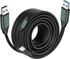 Kumiho USB 3.0 Cable(50Ft/15M) Male to Male Type A to A Cable for Data Transfer,Hard Drive Enclosures,Laptop Cooler,DVD Player,USB Hub