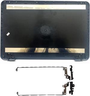 wzqrps Replacement Laptop LCD Cover Back Rear Top Lid with Hinges for HP 17-X 17-Y 17Z-Y 17X 17Y 17 BD 270 G5 856585-001 856591-001 46008C0C000150 46008C0A00360 Jack Black