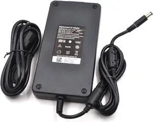 240W 180W 19.5V 12.3A AC Adapter Laptop Charger Replacement for Dell Alienware 13 15 17 R1 R2 R3 R4 R5 M17 M15 M11X M14X M17X M18X G3 G5 G7 Precision 7710 7730 7540 7520 M6500 M6600 with Power Cord