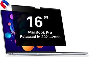 LUSA DESIGN Magnetic Privacy Screen for MacBook Air 13 Inch (2018, 2019, 2020, 2021, M1) Removable Laptop Privacy Filter Shield and Anti-Glare Protector (MacBook Pro 16 Inch (2021-2024)