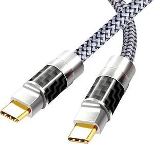 YOTETION Type C to C 30FT Cable, 4K60HZ GEN2x2(Data usb2.0),Type C Video Output from USB3.2/ USB4.0& Sync for Xreal MacBook Pro iPad Pro iPhone 15 Pro Galaxy S22 Portable Monitor (Blak)