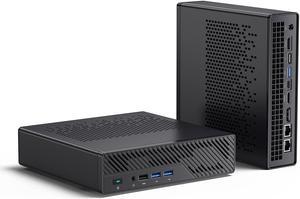MINISFORUM MS-A1 Workstation Barebone Version Without CPU/RAM/SSD/OS, HDMI/DP/USB-C Triple Display Mini PC, 2x2.5G LAN Port, 4X PCIe SSD Slot, Support AMD AM5 Socket CPU/Discrete Graphics Cards