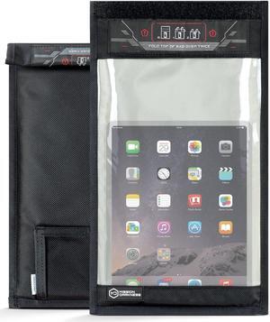 Mission Darkness Window Faraday Bag for Tablets // Device Shielding for Law Enforcement, Military, Executive Privacy, EMP Protection, Travel & Data Security, Anti-Hacking & Anti-Tracking Assurance